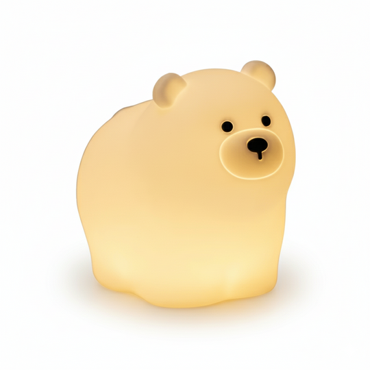 CuddleBear Silicone Baby Night Light — Calming Bedtime Comfort