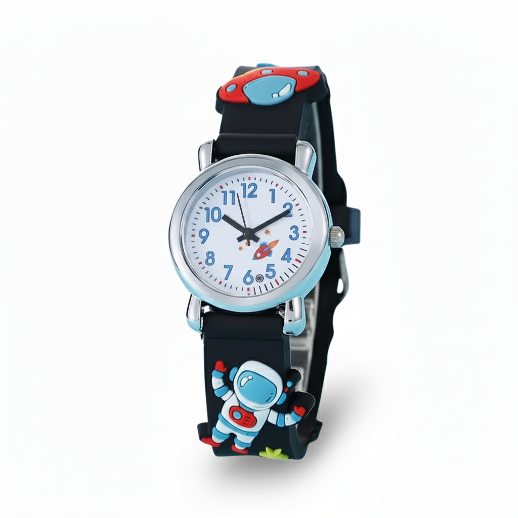 CosmoTick astronaut space kids watch with planet charms
