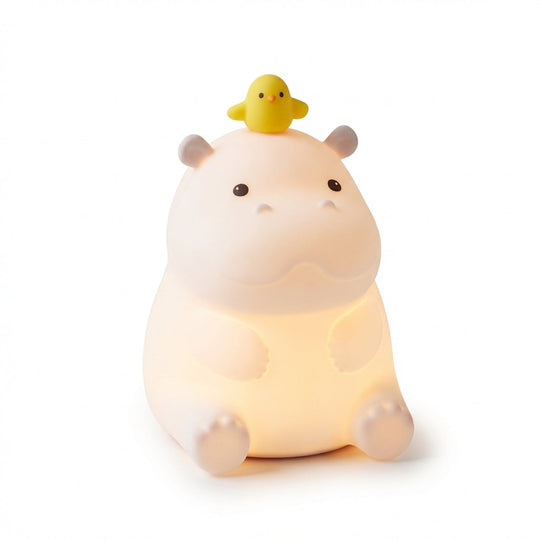 DreamGlow Hippo Night Light — Clean Bedtime Comfort for Kids