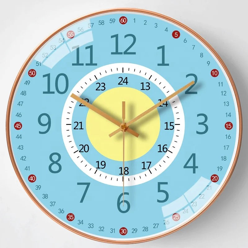 TickTot kids wall clock sky style