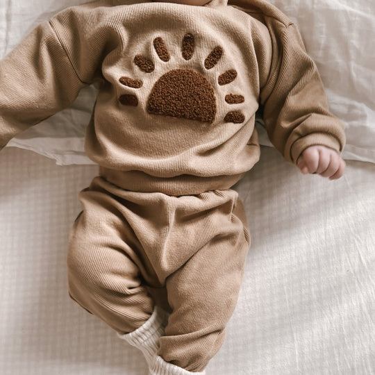 Soft baby lounge set for everyday spring wear