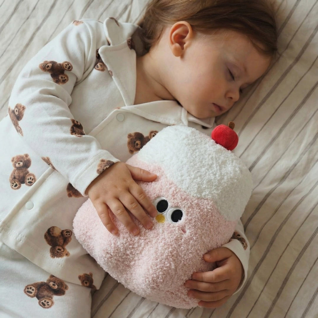 Sweet Cherry Pudding Plush Toy — Clean Quality for Kids