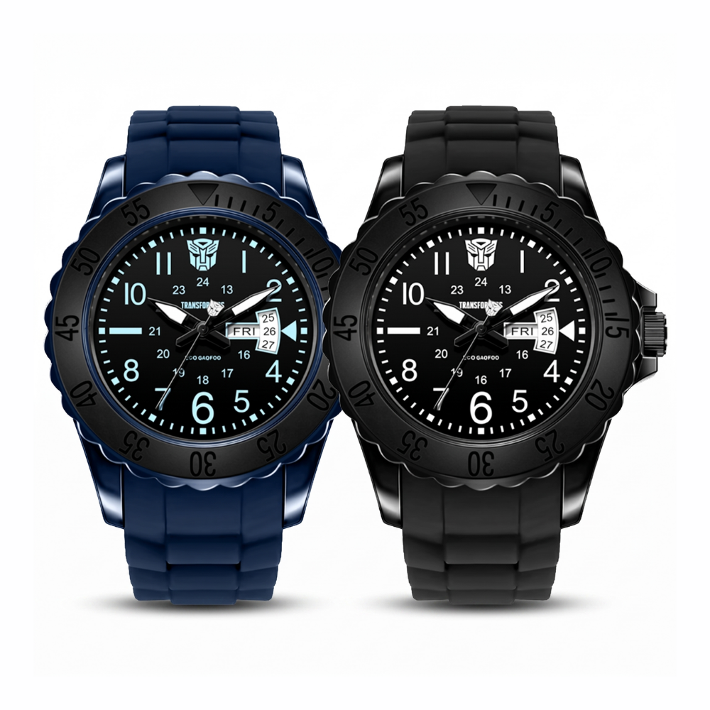RoboShift robot kids watch with date display