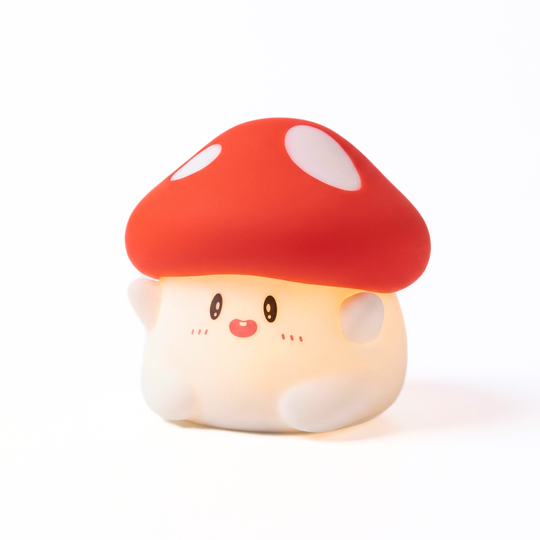 GlowNest Mushroom Baby Night Light — Clean Calming Glow