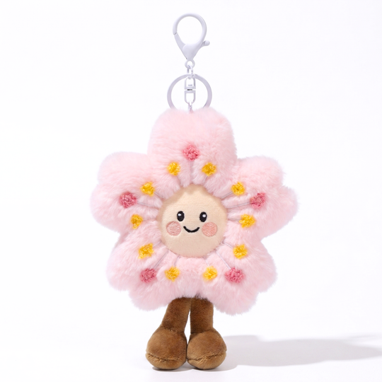 SakuraCuddle – Flower Plush Keychain