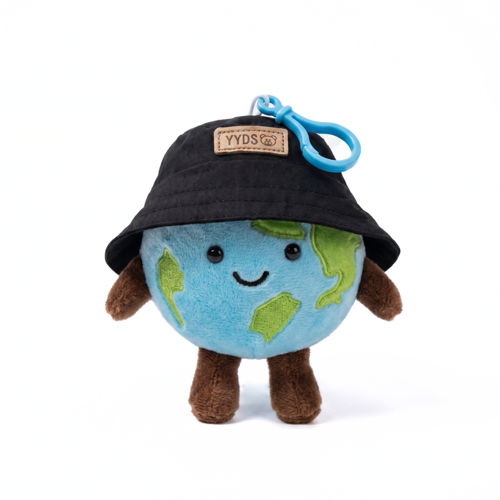 EarthCharm – Globe Plush Keychain