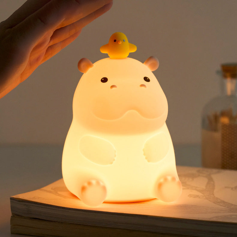 DreamGlow Hippo Night Light — Clean Bedtime Comfort for Kids