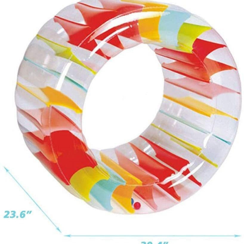 60 cm inflatable swim ring for summer adventures