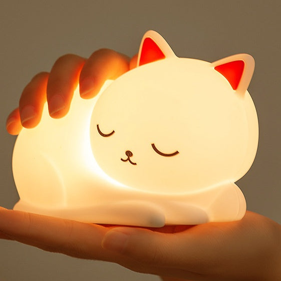 Sleepy Paws Cat Night Light — Gentle Comfort Glow