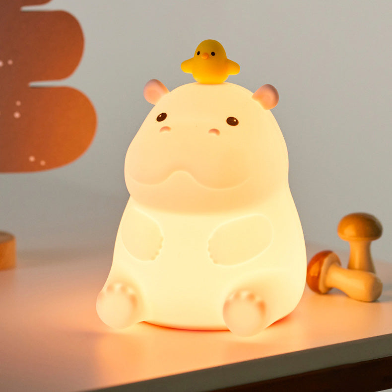 DreamGlow Hippo Night Light — Clean Bedtime Comfort for Kids