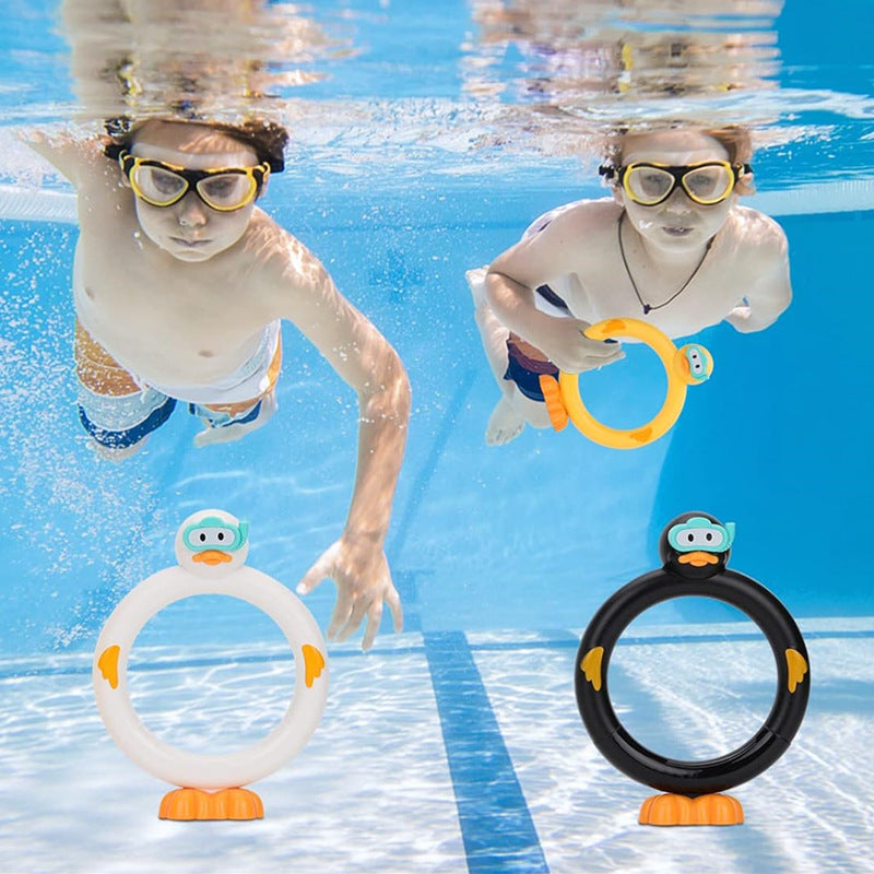Floating ducks for pool treasure hunt games
