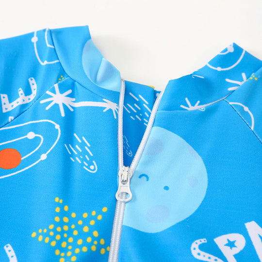 Confidence-building float swimsuit for pool and lessons