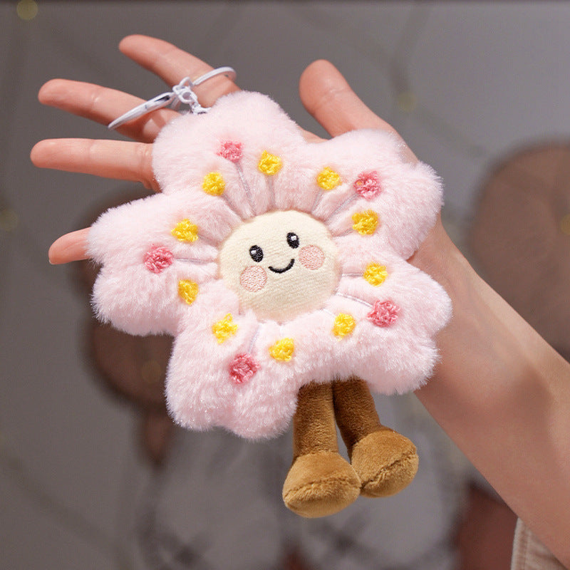 SakuraCuddle – Flower Plush Keychain