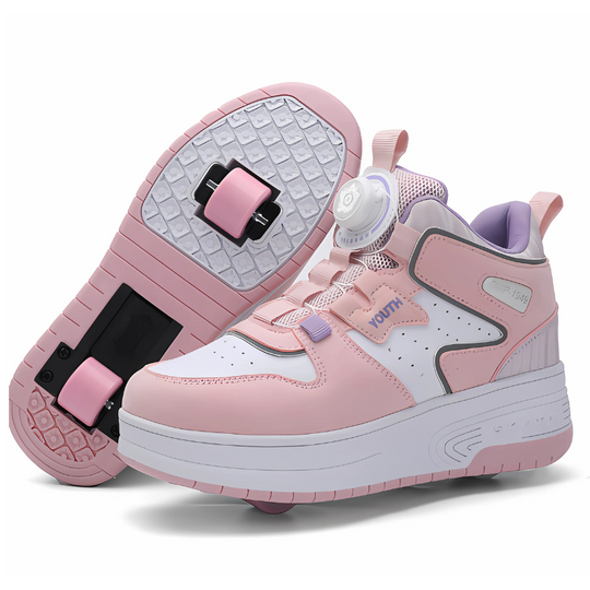 GlideStride Convertible Roller Sneakers — Comfortable Movement