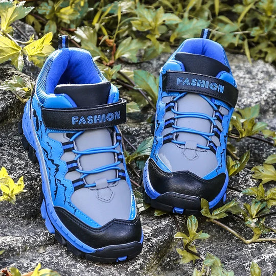 Trail Explorer Kids Waterproof Hiking Boots — Dry, Comfy Steps