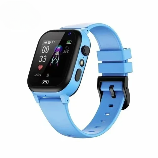 GuardLink blue kids GPS smart watch with SOS emergency call