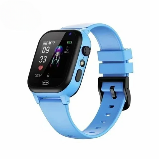GuardLink blue kids GPS smart watch with SOS emergency call