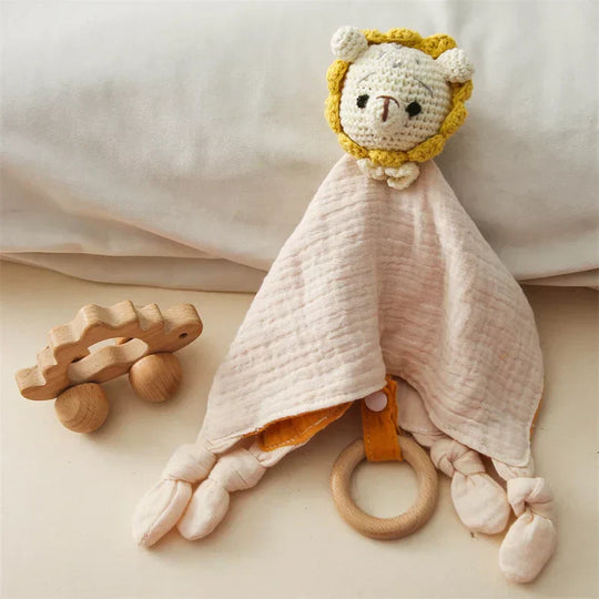 SnuggleNest Baby Comforter Plush Toy — Calm Soothing Qulaity