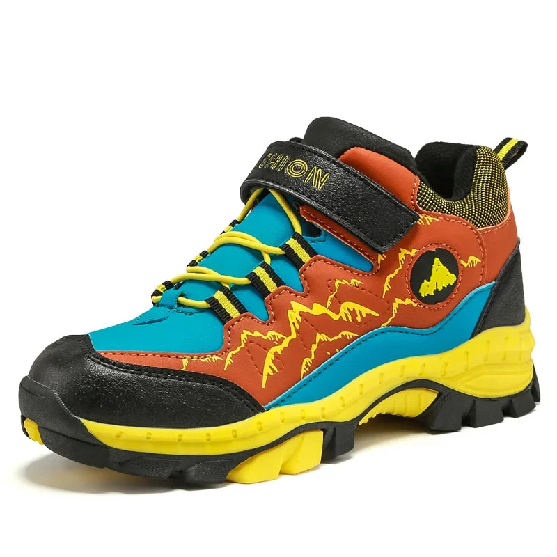 Trail Explorer Kids Waterproof Hiking Boots — Dry, Comfy Steps