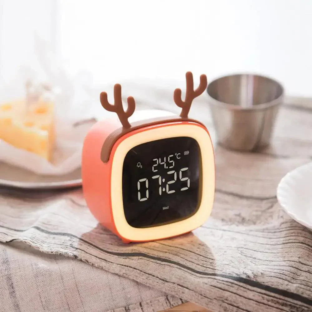 BunnyLight – Cartoon LED Alarm Clock Lamp