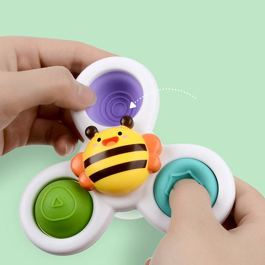 TwirlNest Baby Spinner Suction Toy Set — Calm Sensory Play