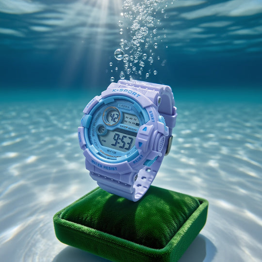 IPX7 waterproof kids watch ready for swimming
