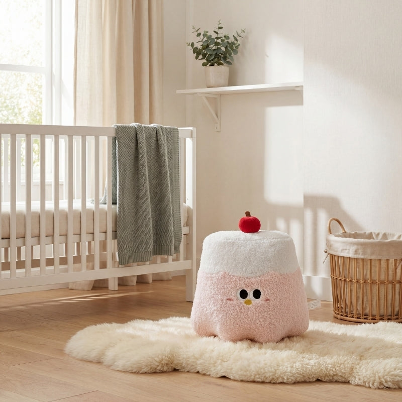 Sweet Cherry Pudding Plush Toy — Clean Quality for Kids