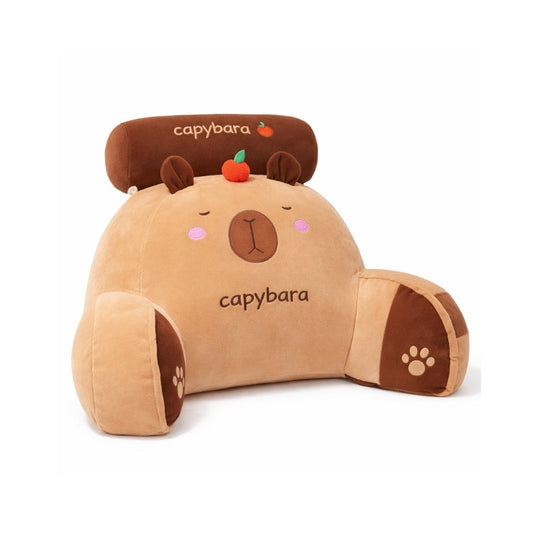 CappyNest Capybara Backrest Cushion for Kids — Modern Support & Calm Quality