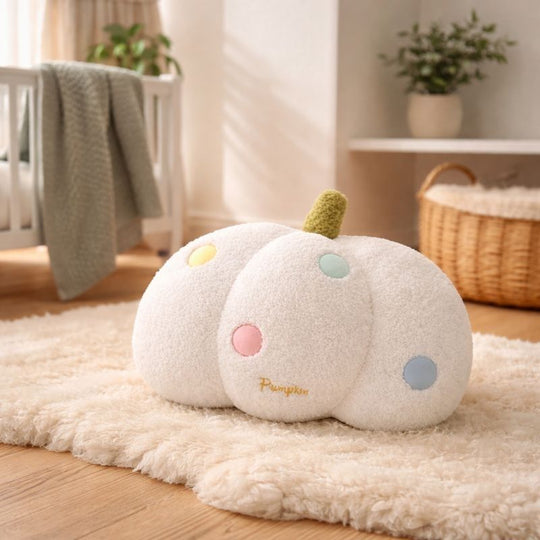 Harvest Hug Pumpkin Plush Pillow — Modern Calming Quality