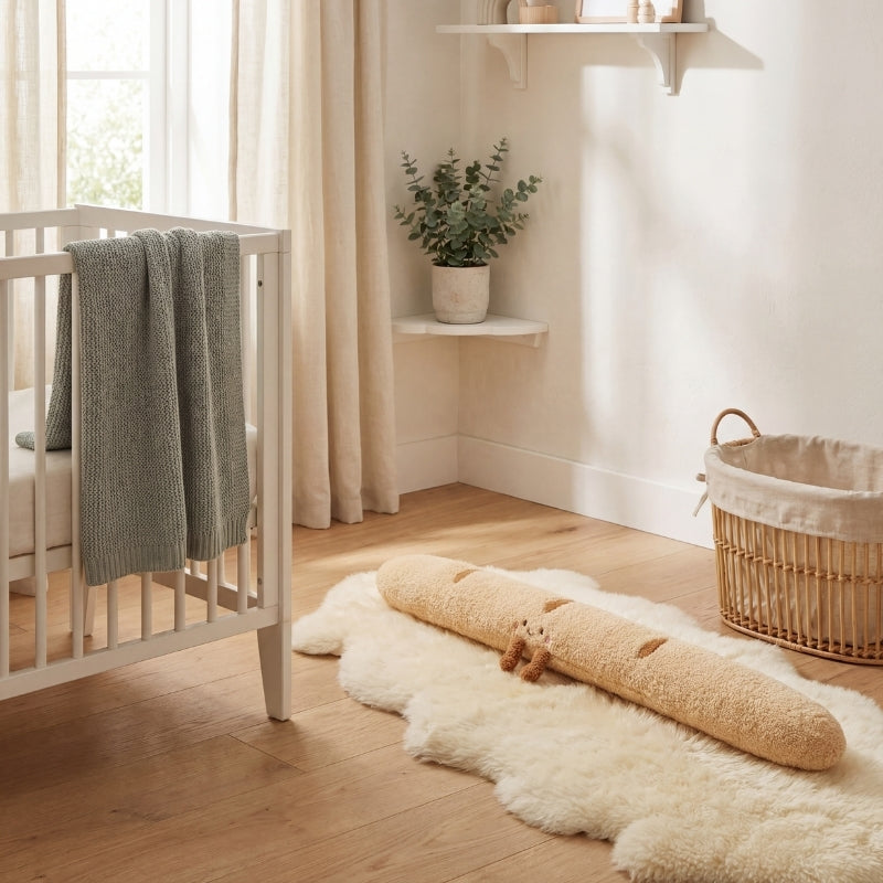 CuddleBite Long Baguette Plush Pillow — Modern Hug Quality