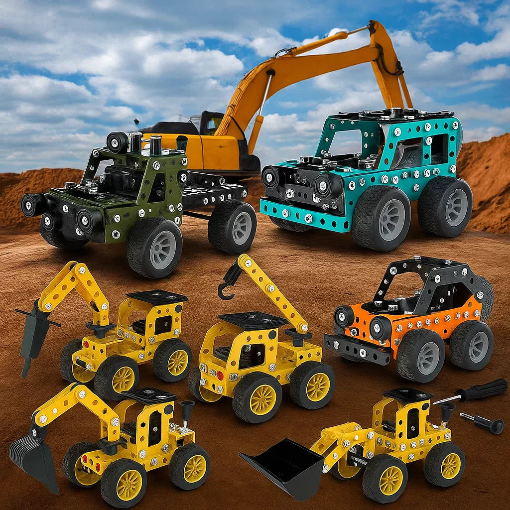 BuildCraft Junior Metal Builder Set – Kids Construction Toy for Creative Learning