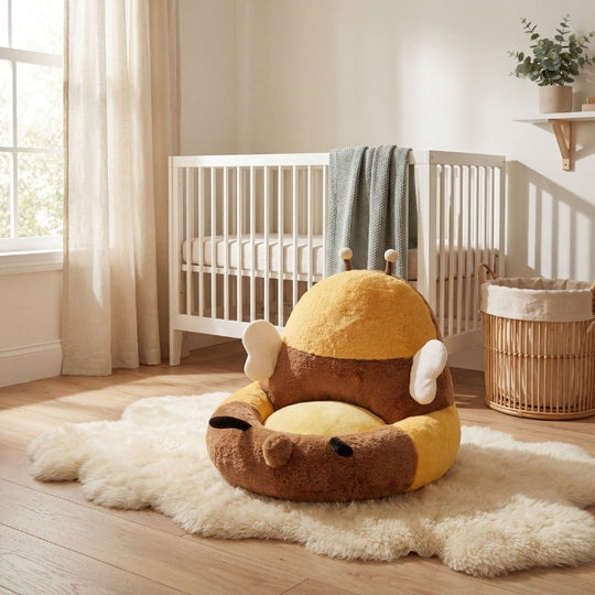 Aurelia Honeybee Plush Seat Kids Seat Cushion — Modern Quality