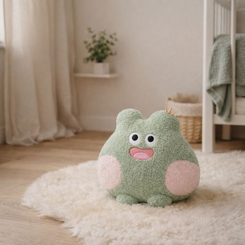 Frog Prince Plush Toy Baby Frog Plush Toy — Clean Modern Quality