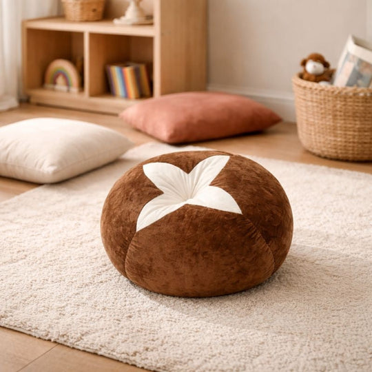 Toadstool Hug Plush Cushion Mushroom Toy — Clean Modern Quality