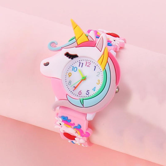 Lightweight skin-friendly unicorn watch in dreamy pastels