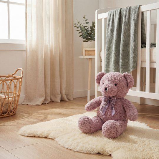 LunaSoft Cloud Teddy Plush Toy — calming bedtime quality