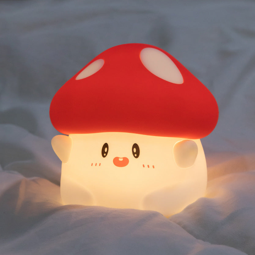 GlowNest Mushroom Baby Night Light — Clean Calming Glow
