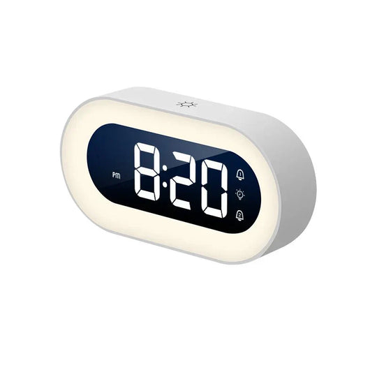 GlowWake – Digital LED Alarm Clock with Night Light