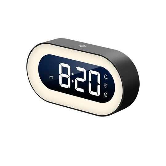 GlowWake – Digital LED Alarm Clock with Night Light
