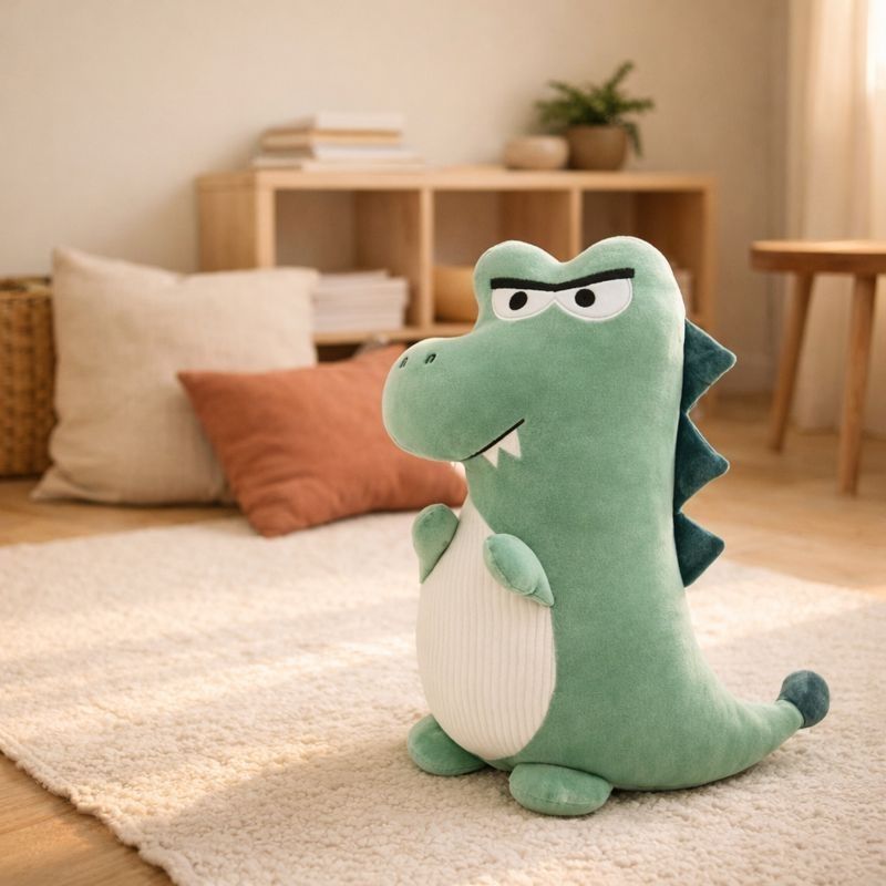 Donatella Crocodile Plush Toy — Clean Modern Quality for Kids