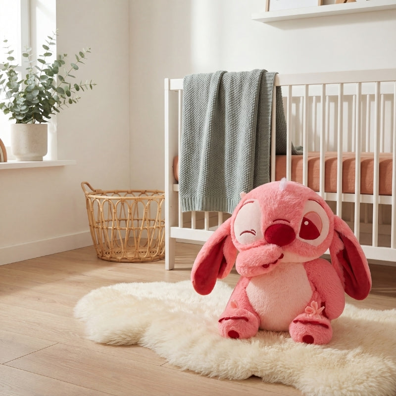 Sakura Bunny Stitch Plush Toy for Kids — Clean Modern Quality