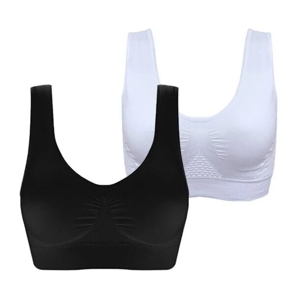 Machine-washable wireless lift bra for many shapes