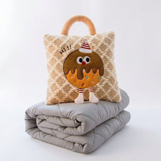 SnuggleNest Plush Pillow Blanket Toy — Clean Modern Quality