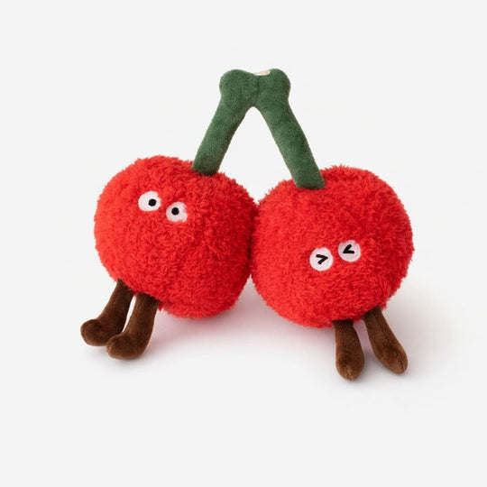 Cherry Twins Clean Plush Toy — Modern Quality Companion