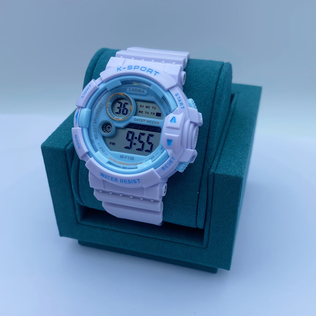 Waterproof girls watch for swimming and sports