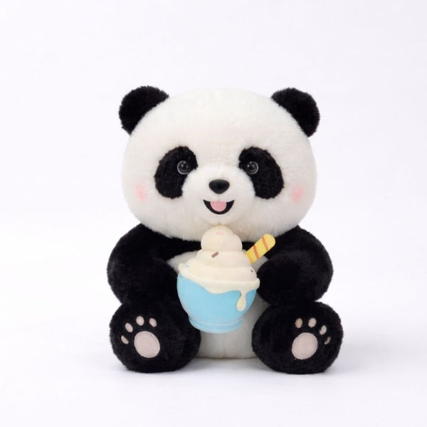 Pebble Cuddle Panda Plush Toy — Soft Comfort for Kids