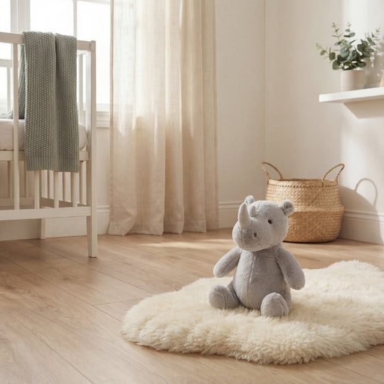 SnuggleStone Rhino Plush Toy — Clean Quality for Kids