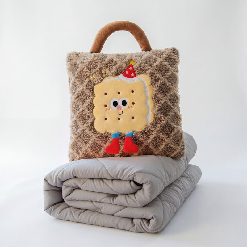 SnuggleNest Plush Pillow Blanket Toy — Clean Modern Quality