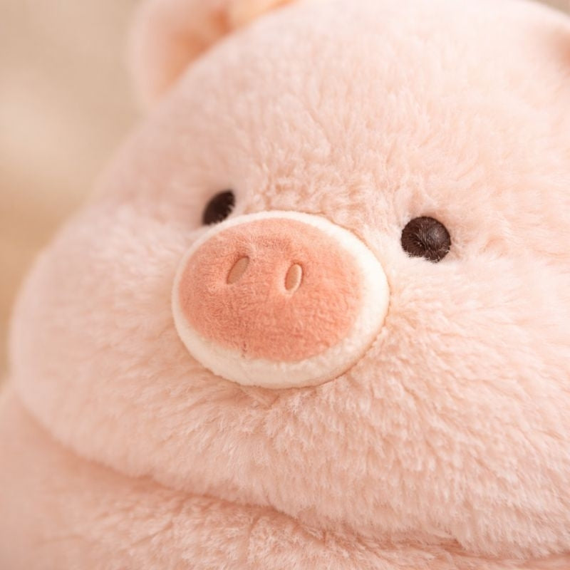 SnuggleBun Pig Burger Plush Toy – Clean Kids Plush for Modern Quality