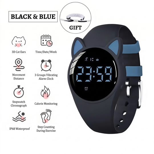 Digital smartwatch motivates kids to stay active